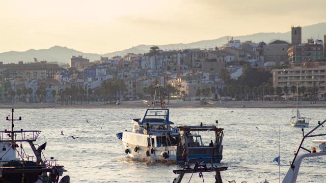 Barco en el mar